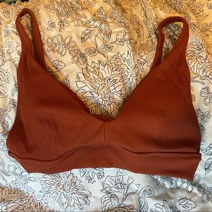 Aerie scoop bikini top